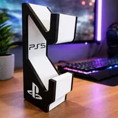 Suporte Duplo Controle PS5 Base Gamer Organizador DualSense Para 2 Controles Video Game