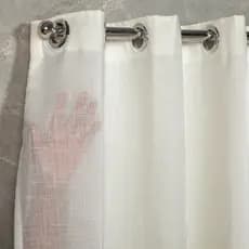 Cortina Blecaute Voil Linho Forro Blackout Largura 5,00 Metros para Varão 28mm Cortina Alto Padrão