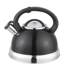 Chaleira Aço Inox com Apito 3/2 Litros com alça Unitermi Diversas Cores