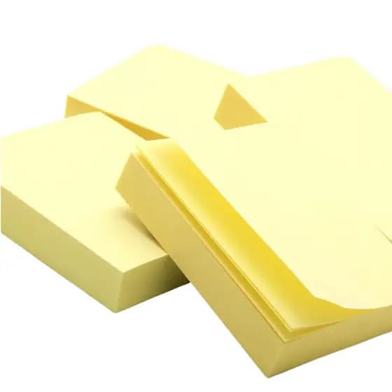 Bloco de Notas Maxprint Amarelo 3,8cm x 5cm 400 folhas - 4 blocos