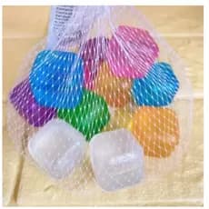 gelo cubos artificial ecológico reutilizável com 10 cubos