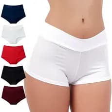 Kit 8 Shortinhos Cueca Boxer Feminina Anágua Microfibra Conforto Com Forro de Algodão