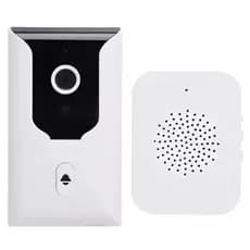 Campainha com Câmera WiFi Inteligente Vídeo Porteiro sem Fio com Monitoramento pelo Celular