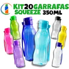 Kit 20 Garrafa Squeeze 350ml – Praticidade na Palma da Mão