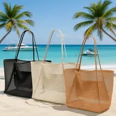 Bolsa Transparente para Natação/Piscina/Balé/Escola/Academia/Trabalho