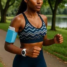 Braçadeira Elástica para Celular Fitness e Corrida / Universal / Pronta Entrega / Envio Nacional