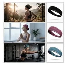 Bandana Faixa Cabeça Esportiva Fitness Corrida Yoga Academia– Respirável, Estilosa e Confortável p/ Treinos