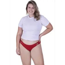 Calcinha Vaidosa Plus Size Microfibra Concept Essentials Vermelho