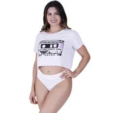 Calcinha Atleta Microfibra Concept Essentials Branco