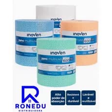 Pano Multiuso Rolo Perflex 28 cm X 300m 600 Panos Promoção