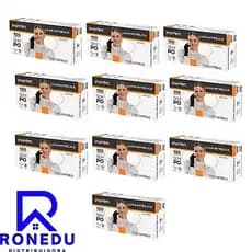 Kit 10 Caixas Luvas Nitrilicas Pretas Sem Pó Caixa com 100 Unidades P M G GG Descartável