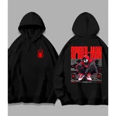 Blusa De Frio Moletom Canguru Spider Man Homem Aranha Algodão Flanelado Com Capuz 100% algodão