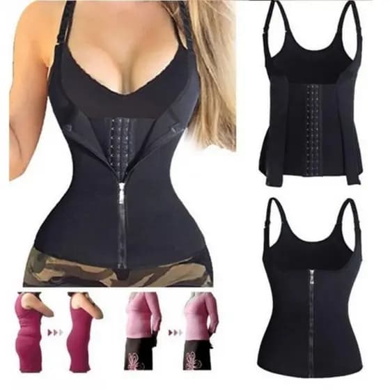 Cinta Modeladora De Cintura Corpete Para Treino Feminino Reduz Até 3 Medidas