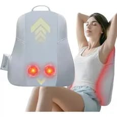 Encosto Massageador Lombar Ortopédico para Cadeira Alívio de Dor nas Costas