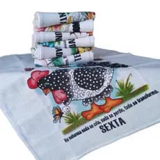 Kit 7 Panos de Prato Semaninha Tecido Grosso Grande 40x60cm Premium Envio Rápido