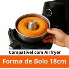 Forma Alumínio Nº18 Redonda – Perfeita para Sobremesas, Pudim e Bolos