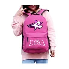 Mochila Bolsa Escolar Universitária Grupo Dos Rosas Feminina Masculina Unissex Moderna Reforçada Lançamento Promoção