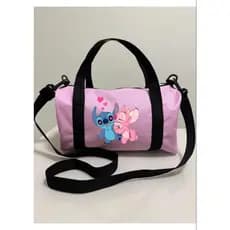 Mala Bolsa Casual Fitness Academia Passeio Multi-uso Resistente Sport Lilo Stitch Adulto Infantil Unissex Promoção