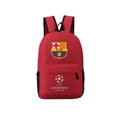 Mochila Escolar Unisex Esportiva Times Futebol Barça Real City Lançamento Promoção Envio Imediato