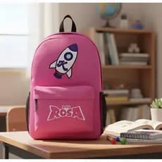 Mochila Bolsa Escolar Universitária Grupo Dos Rosas Ketlen Feminina Masculina Unissex Moderna Reforçada Lançamento