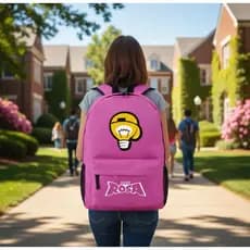 Mochila Bolsa Escolar Universitária Grupo Dos Rosas Leozinho Feminina Masculina Unissex Moderna Reforçada Lançamento