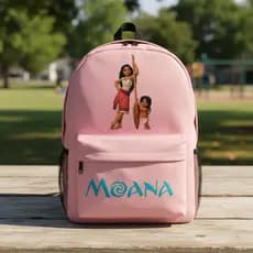 Mochila Moana Infantil Juvenil Escolar Femenina Masculina Kd