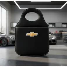 Lixeira Automotiva Porta Lixo Couro Reforçado Universal de Alta Qualidade Reforçado Acessorios de Carro