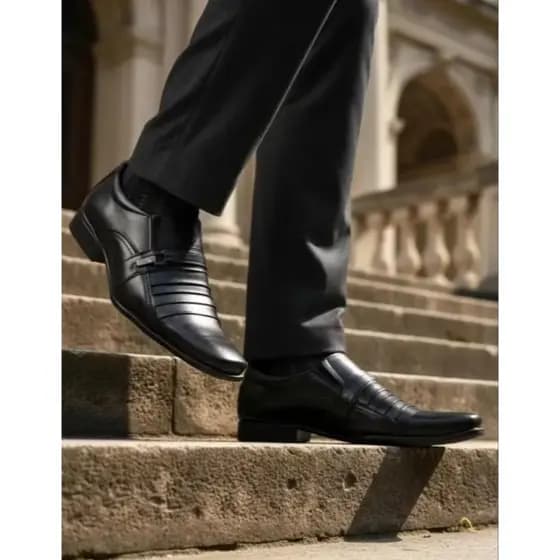 Sapato Oxford Masculino em Couro Legitimo Moderno Denver Sapato Masculino Social Casamento Igreja Trabalho Promoção