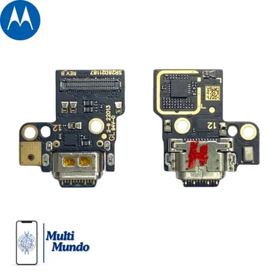 Placa Conector Carga Turbo Para Motorola Moto G200 Xt2175