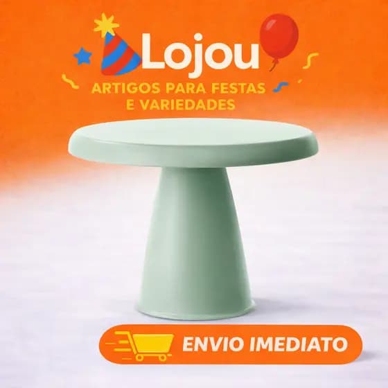 Boleira Cake Slim Cogumelo 22x20cm