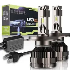 Par Farol Carro Led Lâmpada 300W 40000LM 6500K Super Brilhante H4 H7 H11 9005 9006 Luz De Led Para Carro
