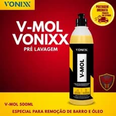Shampoo Automotivo Vonixx V-MOL 500ml – Limpeza Profunda para Carros e Motos