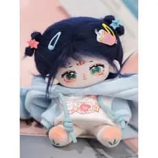 Pequeno dragão menina algodão boneca menina 20cm nu boneca roupas não-atributo frito boneca presente de aniversário br