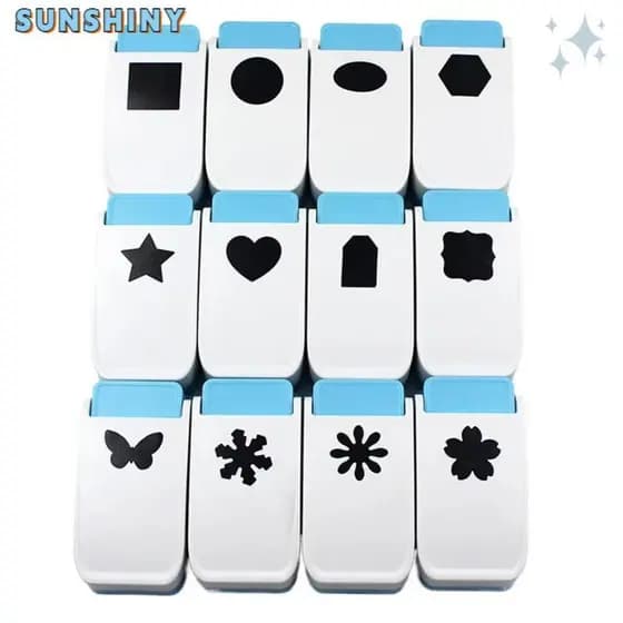 Gravação SUNSHINY | Perfurador De Papel Artesanal Multipadrão , Cartão De Ferramenta De Scrapbooking DIY