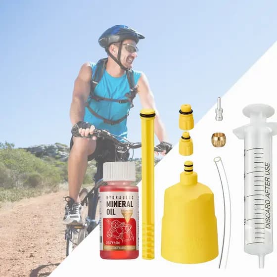 Kit De Sangramento De Óleo De Freio A Disco Hidráulico , Ferramenta De Reparo Para Bicicleta Bicicletas