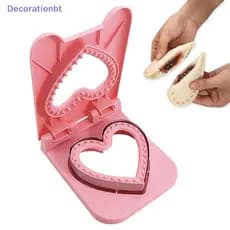 Conjunto De Cortador E Selador De Sanduíche Decorationbt , Sanduicheira Em Forma De Coração Com Borda De Vedação Novo