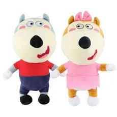 25cm Brinquedos de Pelúcia Wolfoo Lucy Boneca de Família de Desenho Animado Macia e Fofa para Presentes Infantis 1Q9J