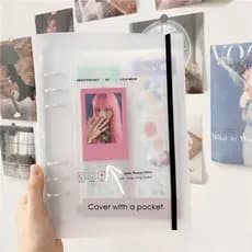 Álbum De Fotos Com Capa De Fichário A5 Coreano