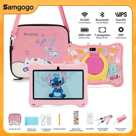 Tablet Infantil Crianças Educativo Android Youtube 64gb 7 inch