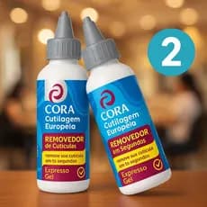 Kit 2 Kinq gel Removedor de Cutículas 100ml Cora INSTANTÂNEO