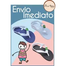 KIT 02 PARES CHINELO INFANTIL BABY MASCULINO