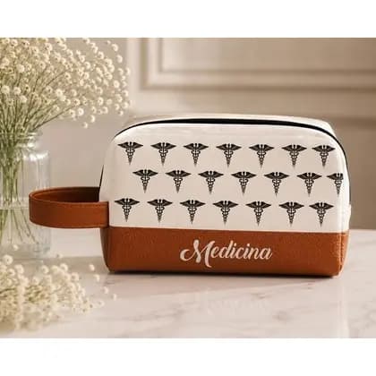 Bolsa Necessarie Box Medicina Porta Acessórios Hospital Estudante Medicina Materiais Médico Estojo Organizador Bolsa Top