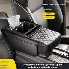 Novos quatro em um carro multifuncional centro caixa de repouso de braço altamente resistente à água