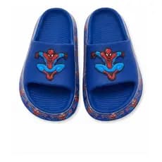 Sandália Slide Chinelo Infantil Menino Personagem Herói Confortável Leve Antiderrapante Macia Casual