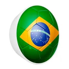 Arandela Bandeira do Brasil Luminária de Parede Bivolt para Decoração de Bar