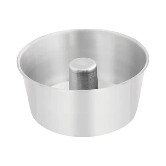 Forma de Alumínio Alta com Furo Central Ø18cm para Bolos, Pudins e Sobremesas