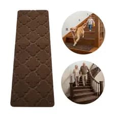 Tapete Antiderrapante para Escada Pet 20x76cm Antiqueda Segurança para Cachorro e Gato