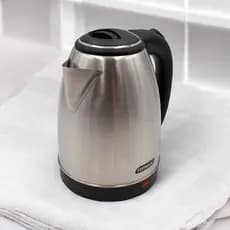 Chaleira Elétrica Ferve Agua Café Desliga Automatico 1,8L em Inox Escovado 220v 1500w Rápida Fervura