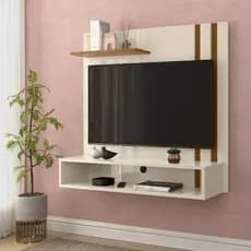 Painel Suspenso Multiuso Sala Estar Quarto Prateleira Superior Nicho Tv 32 Polegadas Smart