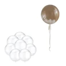 Balão Bubble 24 Polegadas Transparente Festa Decoração Personalizado Aniversário